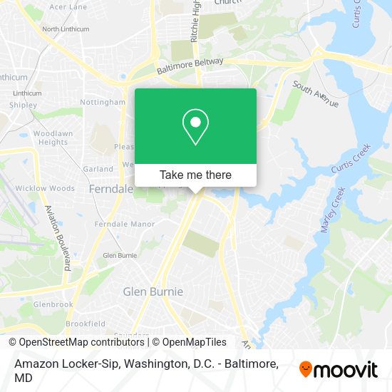 Amazon Locker-Sip map