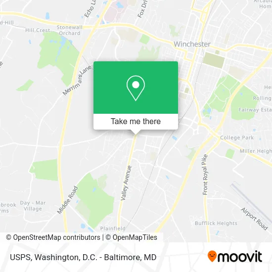 USPS map