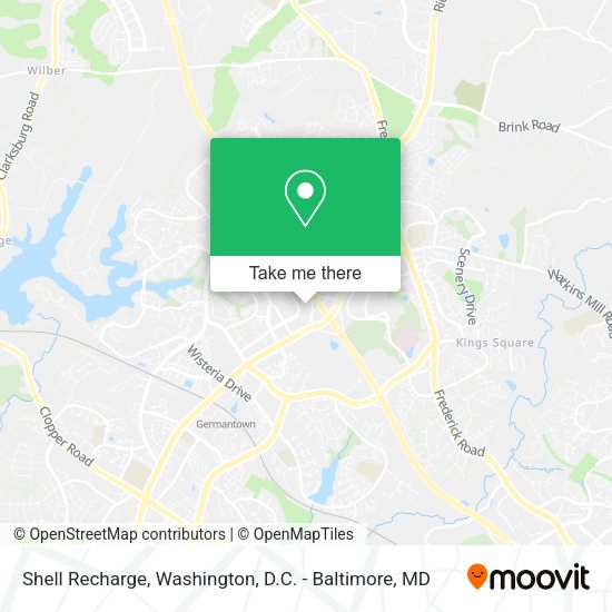 Shell Recharge map