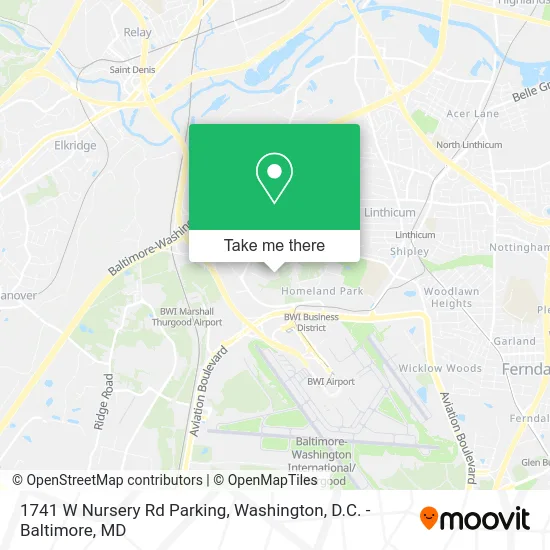 1741 W Nursery Rd Parking map