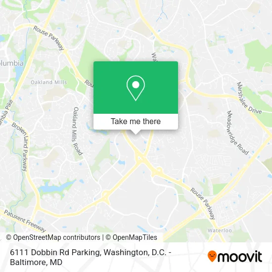 Mapa de 6111 Dobbin Rd Parking