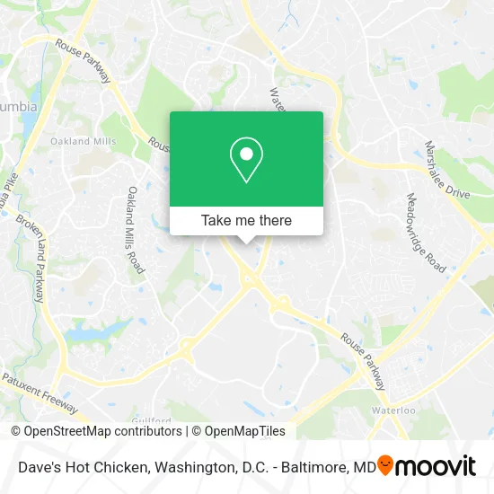 Mapa de Dave's Hot Chicken