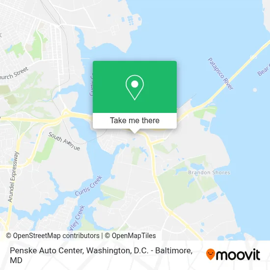Penske Auto Center map