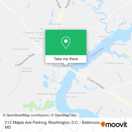 Mapa de 212 Maple Ave Parking