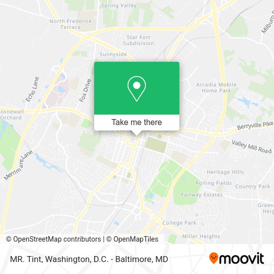 MR. Tint map