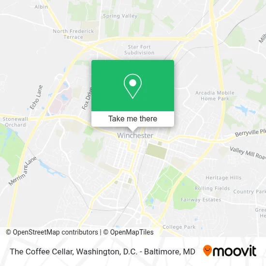 The Coffee Cellar map