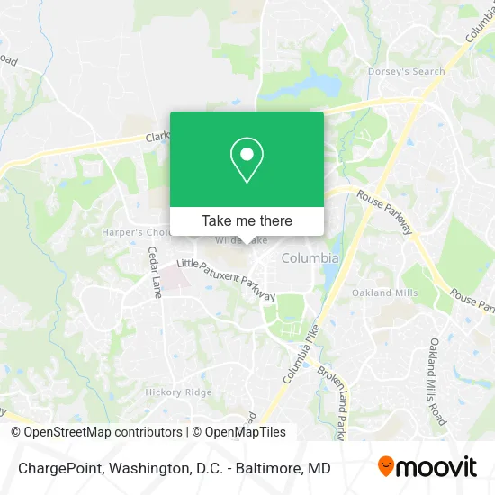 ChargePoint map