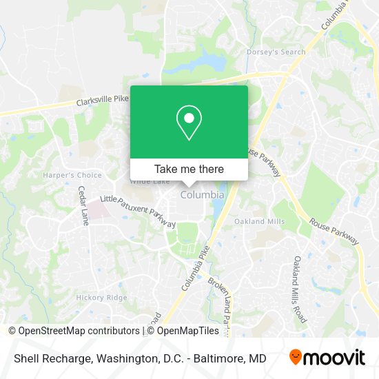 Shell Recharge map