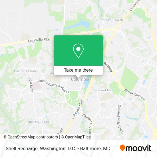 Shell Recharge map