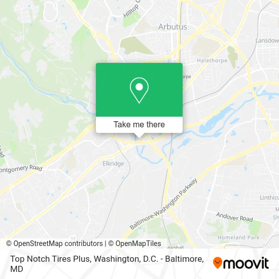 Top Notch Tires Plus map