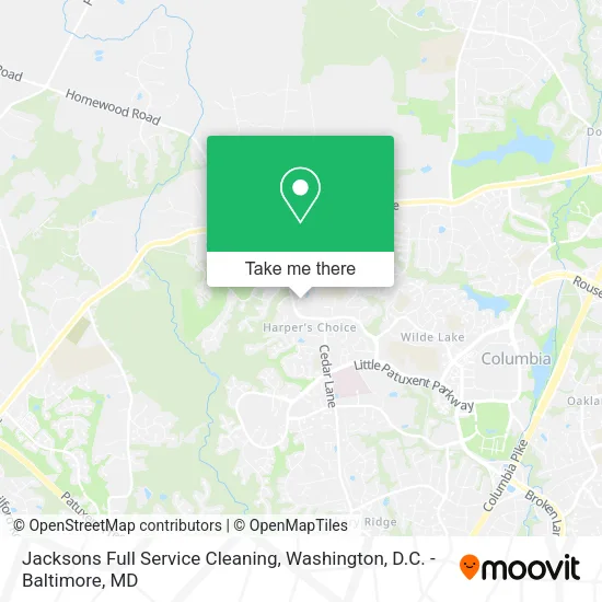 Mapa de Jacksons Full Service Cleaning