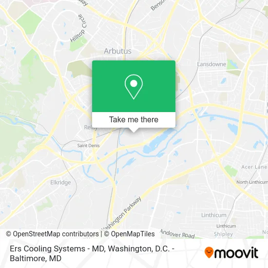 Ers Cooling Systems - MD map