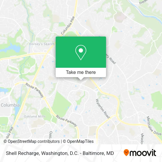 Shell Recharge map