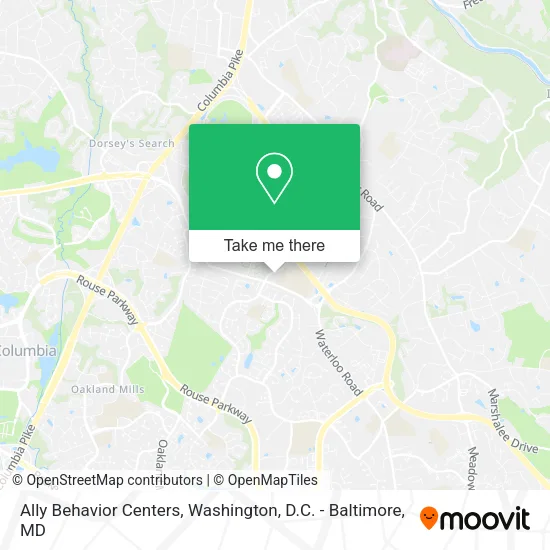 Mapa de Ally Behavior Centers