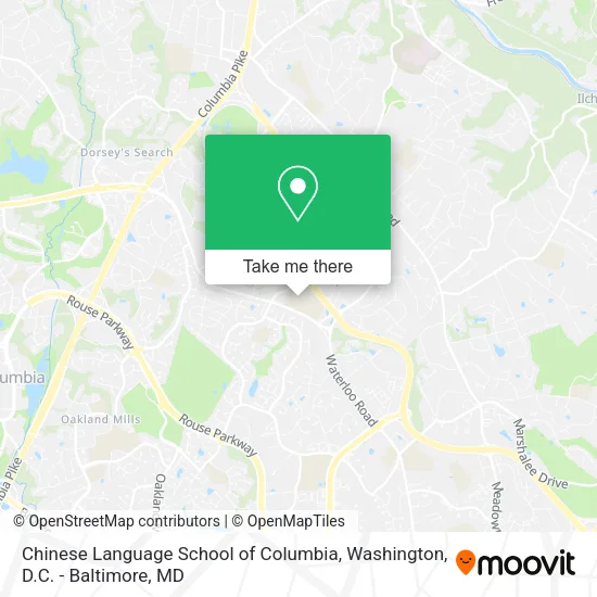 Chinese Language School of Columbia map