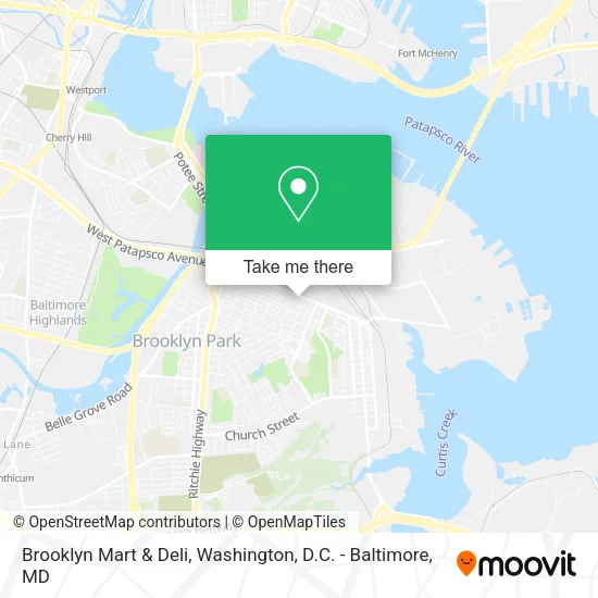 Brooklyn Mart & Deli map