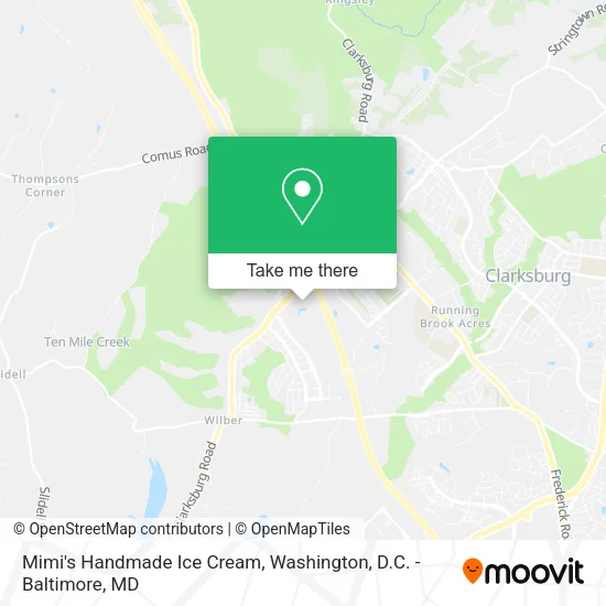 Mapa de Mimi's Handmade Ice Cream