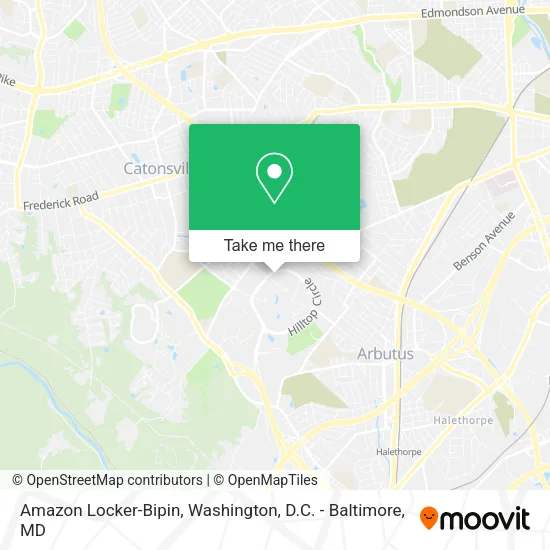 Mapa de Amazon Locker-Bipin