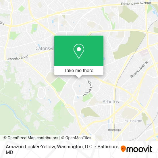 Mapa de Amazon Locker-Yellow