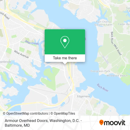 Armour Overhead Doors map