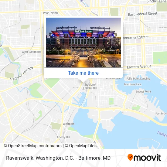 Ravenswalk map