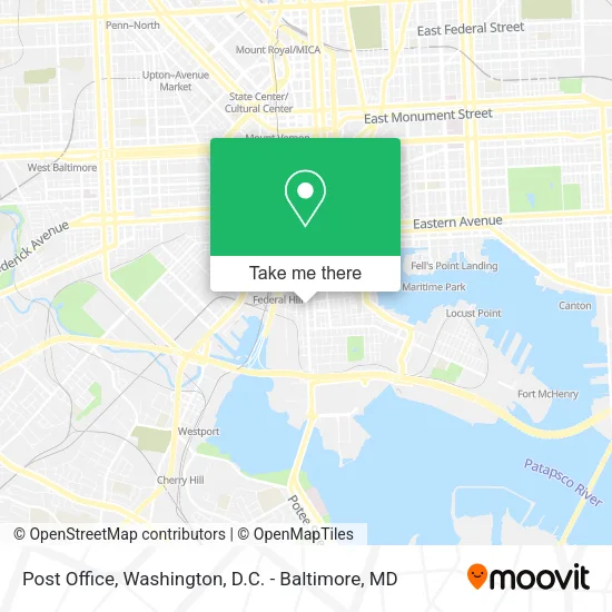 Post Office map