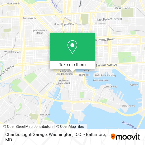 Charles Light Garage map