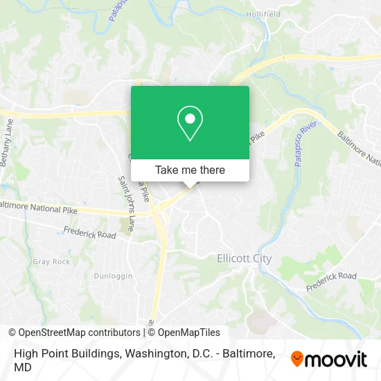 High Point Buildings map