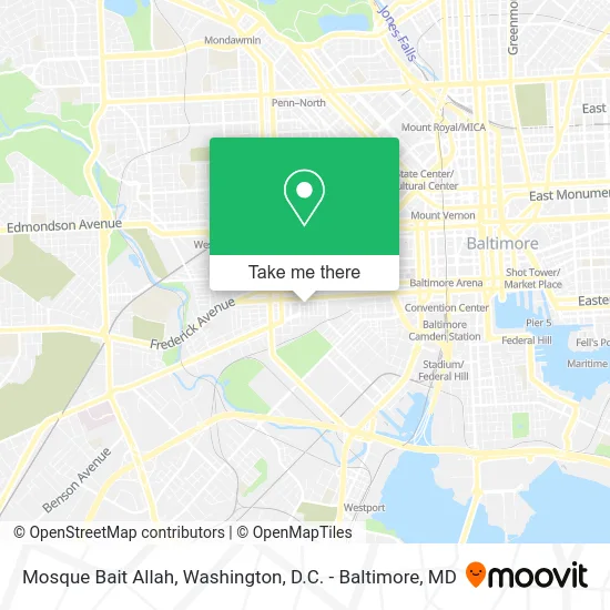 Mosque Bait Allah map