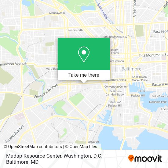 Madap Resource Center map