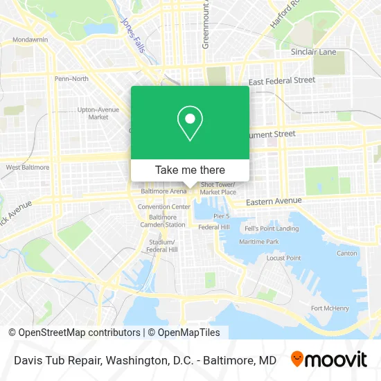 Davis Tub Repair map