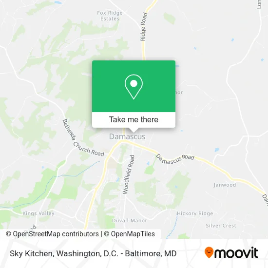 Sky Kitchen map