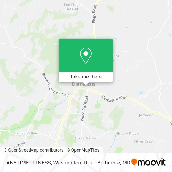 ANYTIME FITNESS map