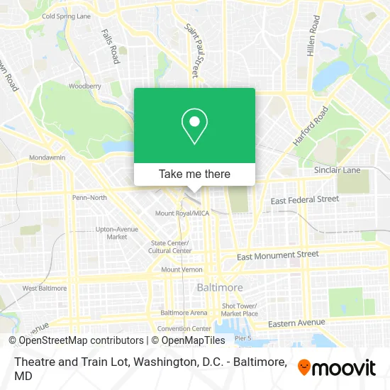 Theatre and Train Lot map