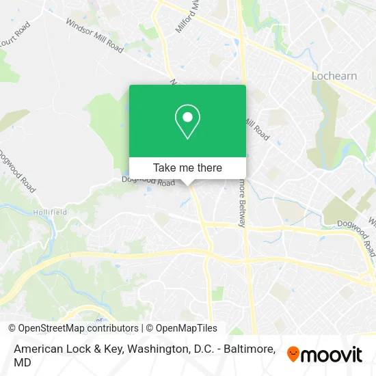 Mapa de American Lock & Key