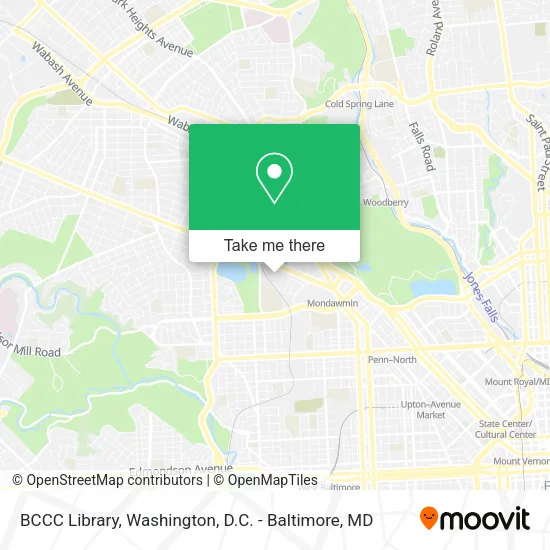Mapa de BCCC Library