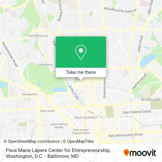 Pava Marie Lapere Center for Entrepreneurship map
