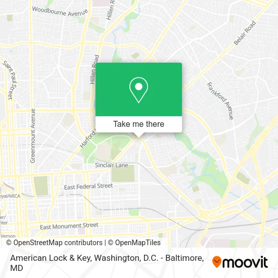 Mapa de American Lock & Key