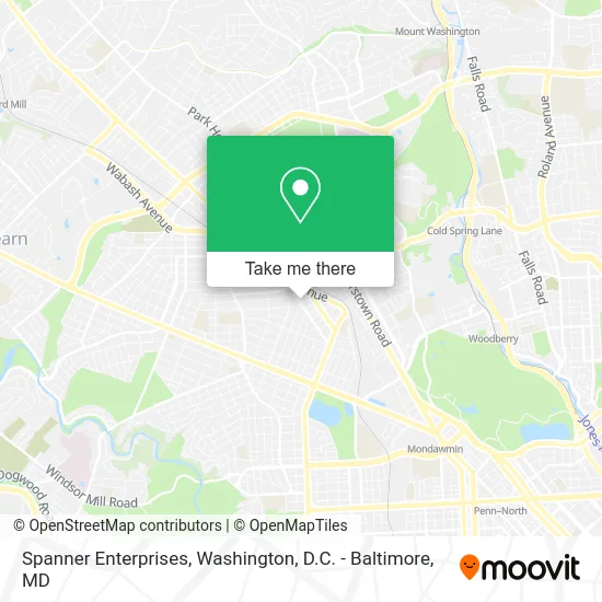 Spanner Enterprises map