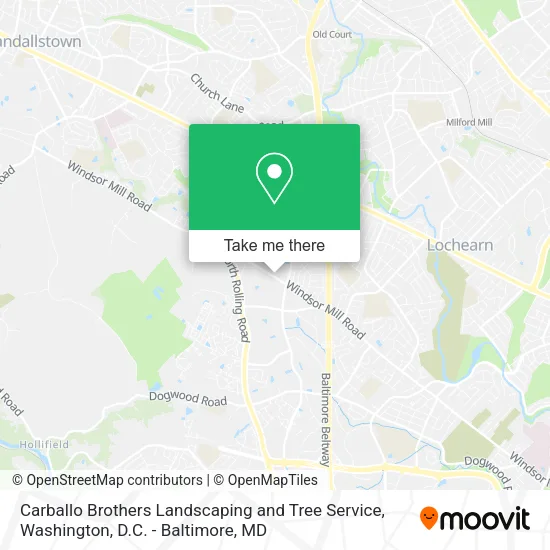 Carballo Brothers Landscaping and Tree Service map