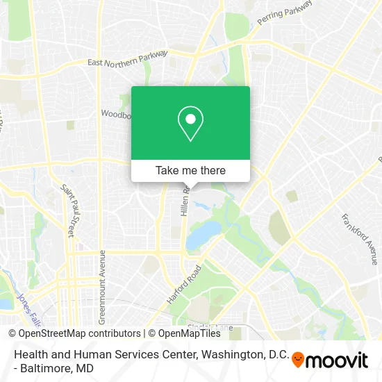 Health and Human Services Center map