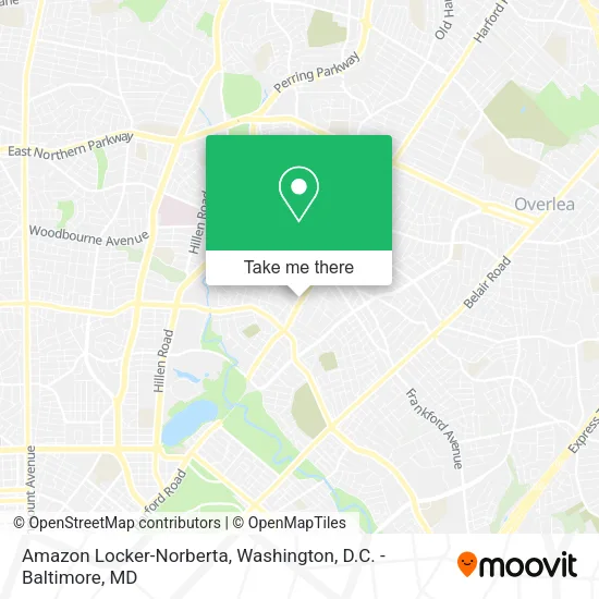 Amazon Locker-Norberta map