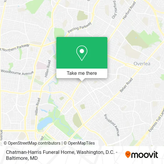 Mapa de Chatman-Harris Funeral Home