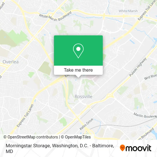 Mapa de Morningstar Storage