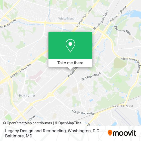 Legacy Design and Remodeling map