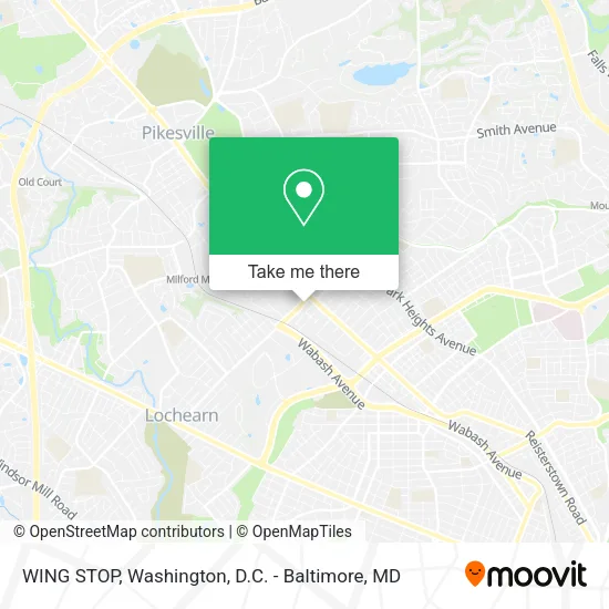 Mapa de WING STOP