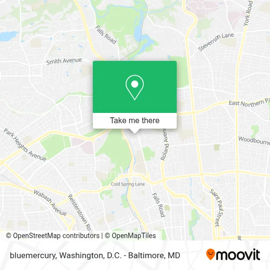 bluemercury map