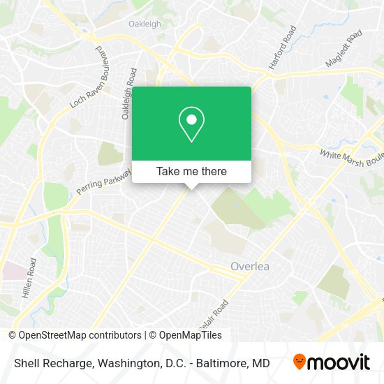 Shell Recharge map