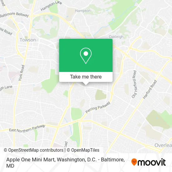 Apple One Mini Mart map