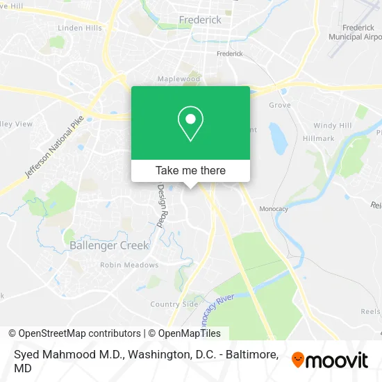 Syed Mahmood M.D. map